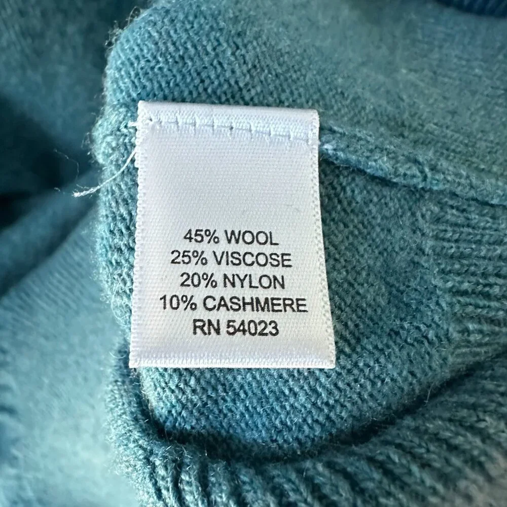 Green Banana Republic Medium Wool/Cashmere Blend Men's Sweater